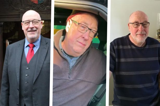 A screenshot of a video in which Councillor Sean Coughlan is being questioned by members of Northwest Hebephile Hunters (Centre pic)