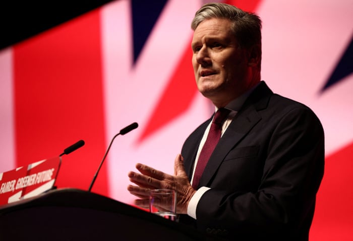 Keir Starmer paying tribute to the late Queen.